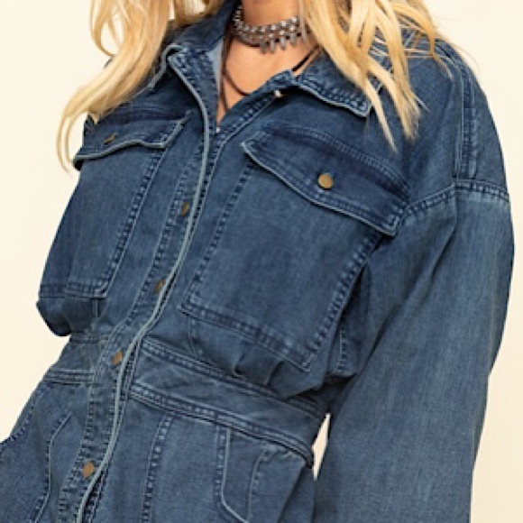 “NEW” Free People Indigo Bo Dress - Picture 2 of 8